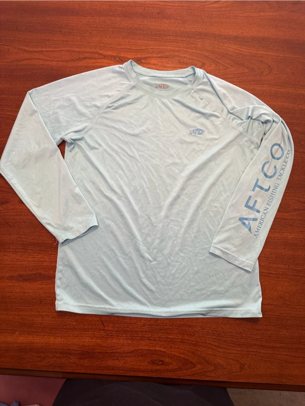 Aftco Youth Samurai Performance LS Shirt | Medium | Blue